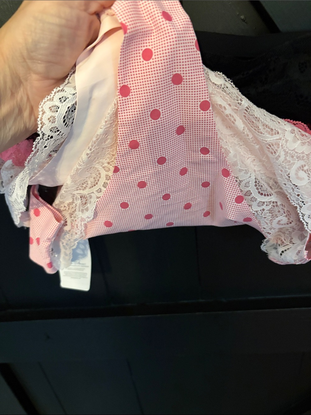 Marilyn Monroe Pink Floral & Polka Dot 5-Pack Cheeky Panties - Picture 8 of 11
